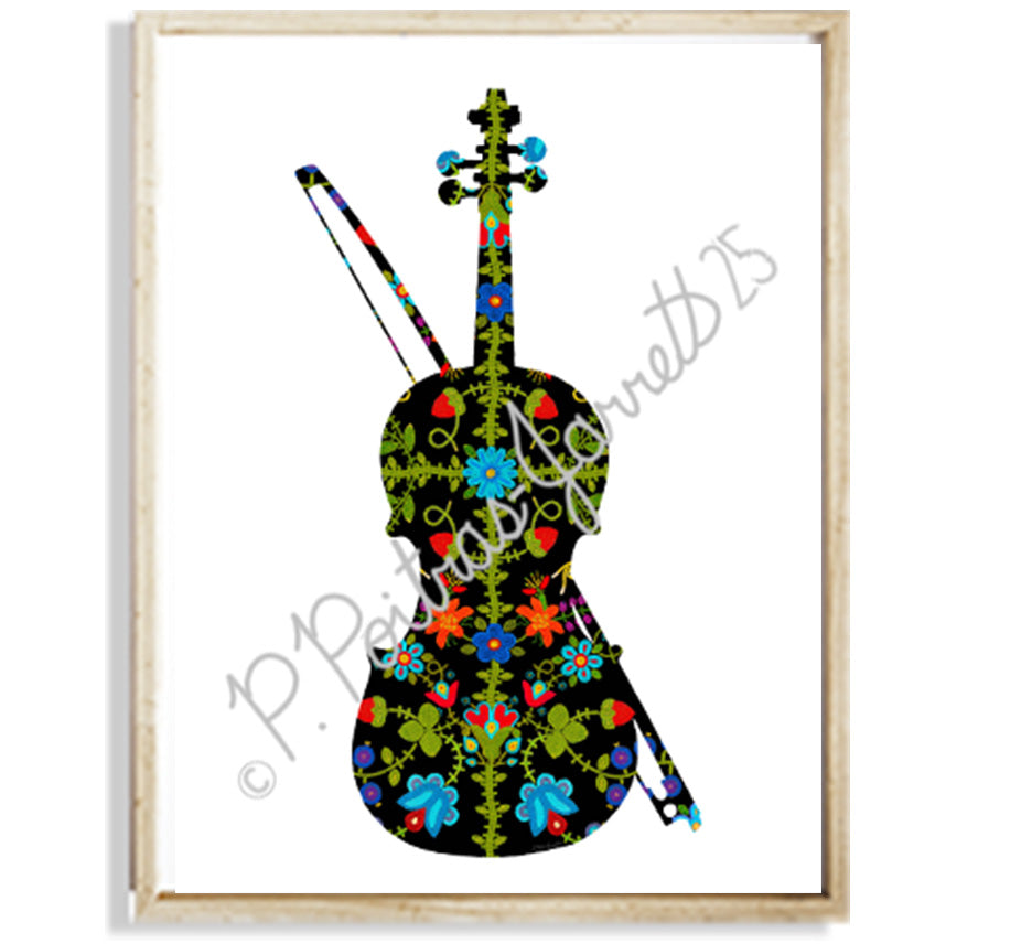 Metis Culture Prints, Fiddle, Cart, Boat, Infinity Design