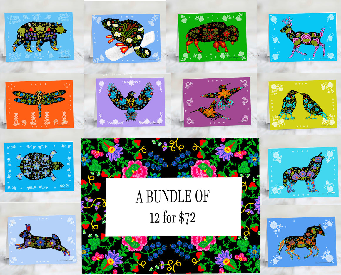 Choose 12 Animal Note Cards Note Cards