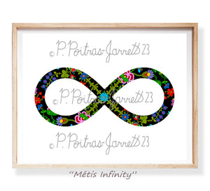 Metis Culture Prints, Fiddle, Cart, Boat, Infinity Design