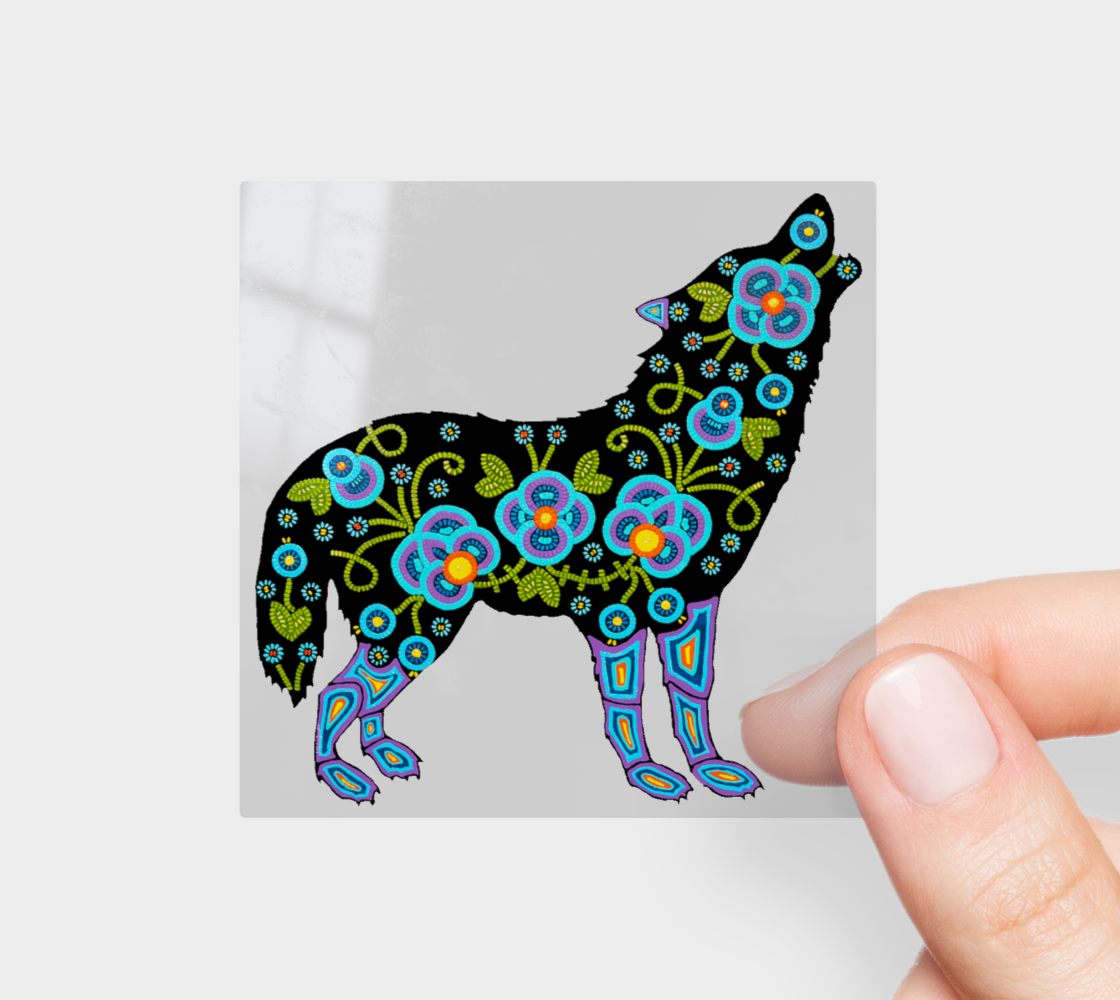 Wolf Sticker, 3 inch Wolf Sticker