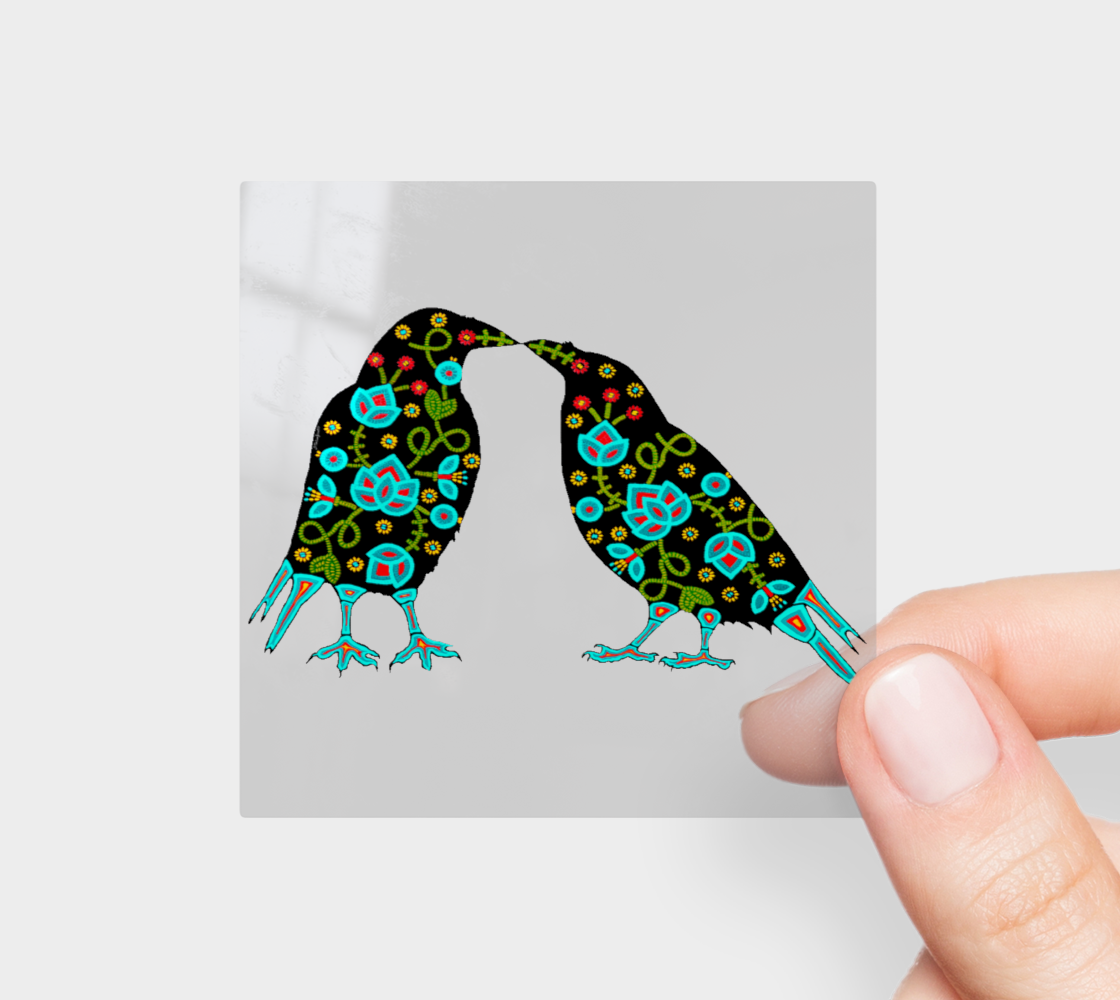 Raven Sticker, 3 inch Raven Sticker