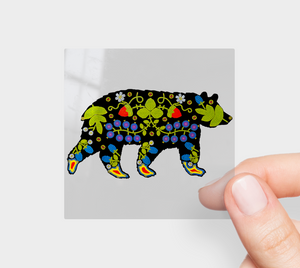 Bear Sticker, 3 inch Bear Sticker