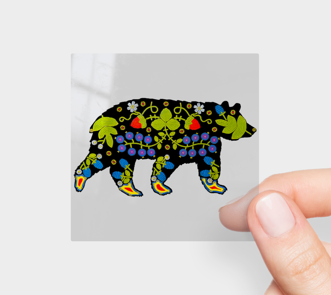 Bear Sticker, 3 inch Bear Sticker