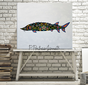 Sturgeon Painting