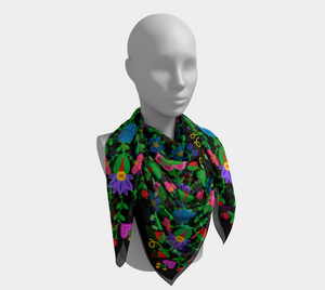 2023 Scarf Design, Beadwork look, Metis Scarf
