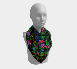 2023 Scarf Design, Beadwork look, Metis Scarf