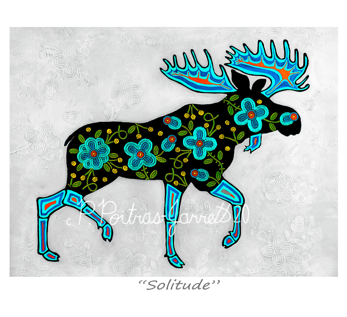 Moose - Solitude Moose Print