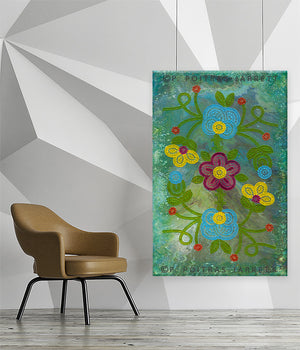 "Flower Power" | 30"x48" | Mixed Media | Contact for details
