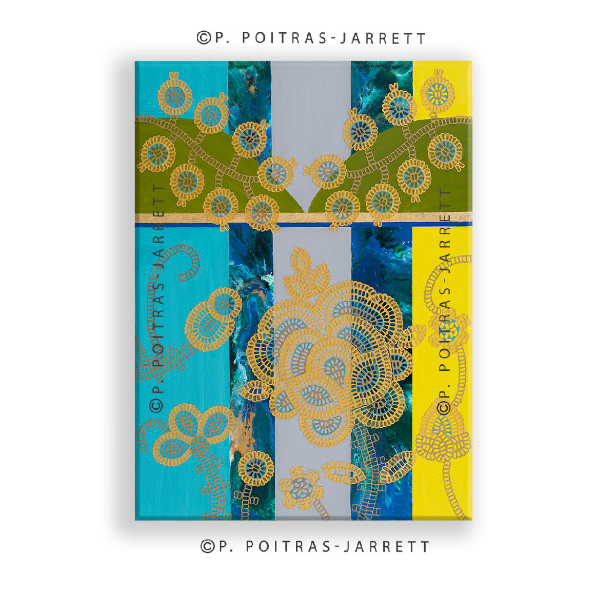 Valley Tranquility 3x48"x36" Triptych | Mixed Media | Contact for details