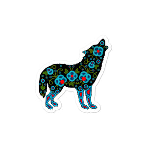Wolf Sticker, Spirit Animal Sticker, Bubble-free stickers