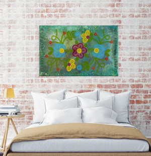 "Flower Power" | 30"x48" | Mixed Media | Contact for details
